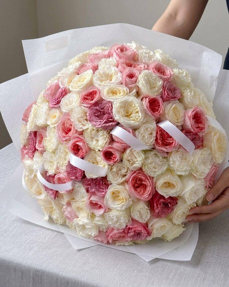 Моно-букет из роз